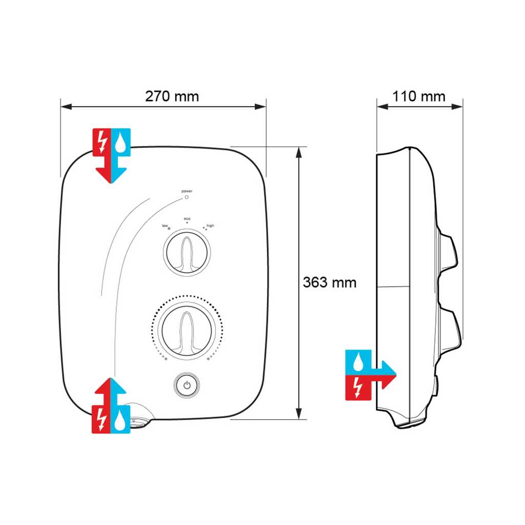 Mira Elite SE 9.8kW Dual Electric Shower Showers Direct