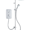 Mira Jump Multi-Fit 9.5kW Dual Electric Shower White/Chrome - 2 - Showers Direct