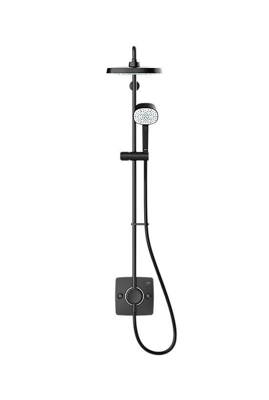 Mira Opero Dual Matt Black - 2 - Showers Direct