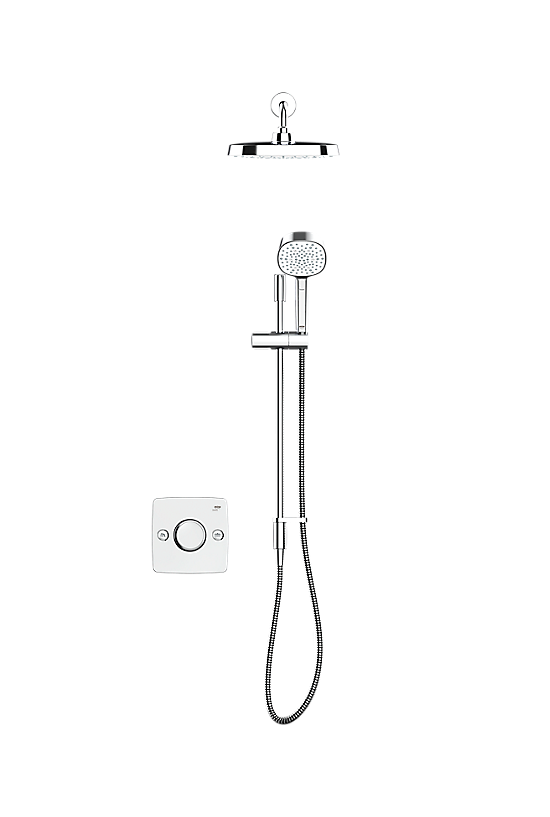 Mira Evoco Dual Thermostatic Mixer Shower in Chrome - 3 - Showers Direct