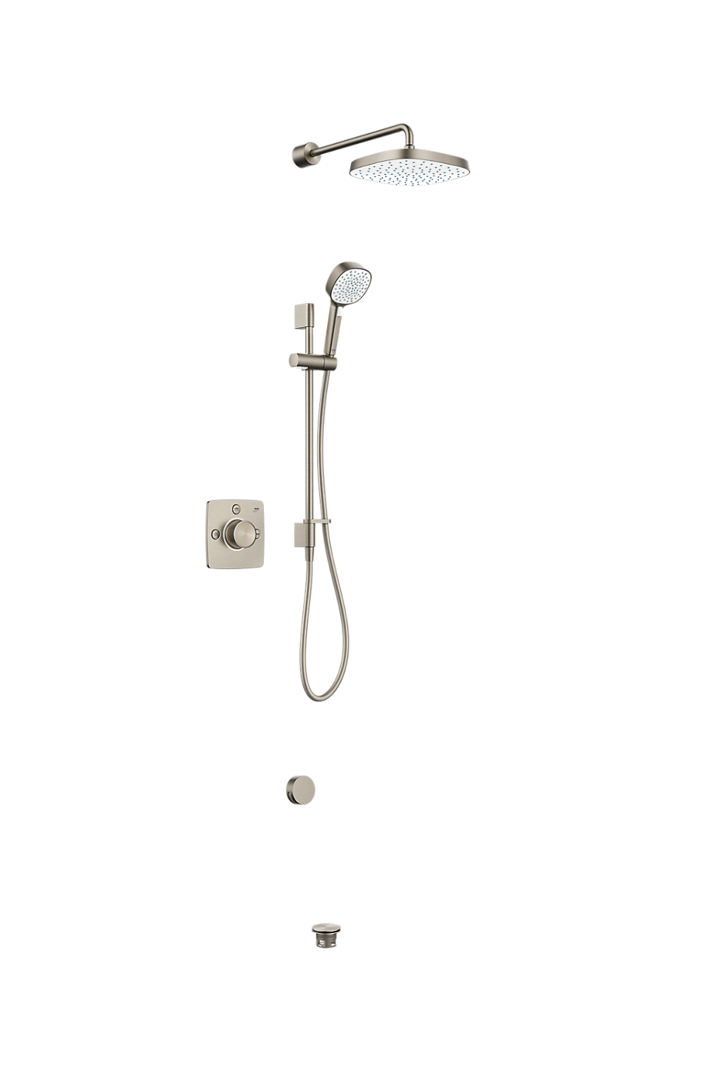 Mira Evoco Dual Thermostatic Mixer Shower Chrome Showers Direct