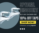 10% off Taps offer