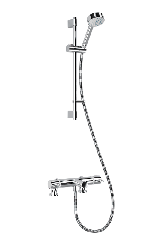 Mira Assist Bath Shower Mixer in Chrome - 1 - Showers Direct