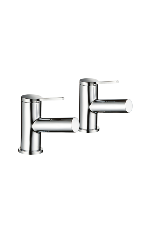 Mira Evolve Bath Pillar Taps - 1 - Showers Direct
